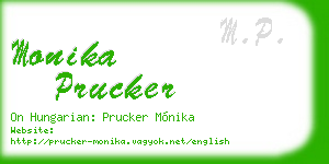 monika prucker business card